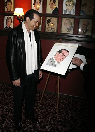 Chazz Palminteri reveals his Sardi's caricature Photo