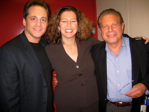 Laurence Holzman, Mike Burstyn and Felicia Needleman Photo
