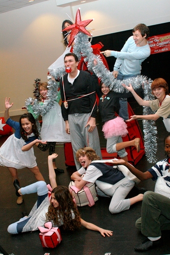 Patrick Page (center), Rusty Ross (top right) and The Who Children Photo