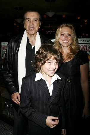 Chazz Palminteri with son Dante and wife Gianna Photo
