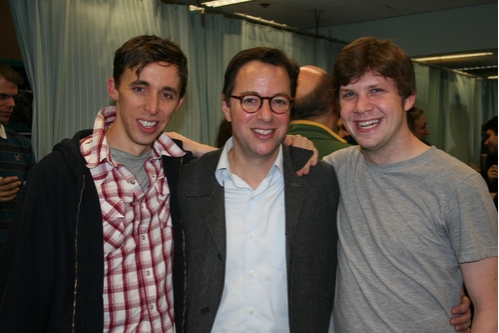 Kevin Cahoon, Gordon Greenberg and Clinton Leo Zugel (Philippe) Photo