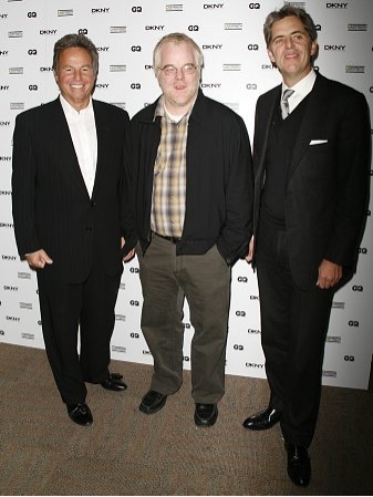 Mark Webber, Philip Seymour Hoffman and Peter Hunsinger Photo