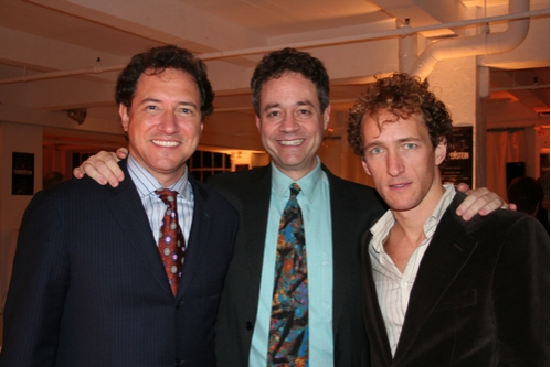 Kevin McCollum, Mark Sendroff and Jeffrey Seller Photo
