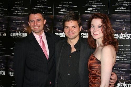 Bill Fennelley (Director), Hunter Foster and Christiane Noll Photo
