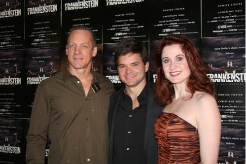 Steve Blanchard, Hunter Foster and Christiane Noll Photo