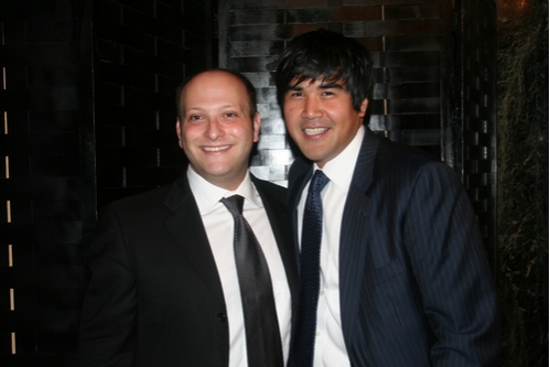Isaac Robert Hurwitz (NYMF Executive Producer) and Pun Bandhu Photo