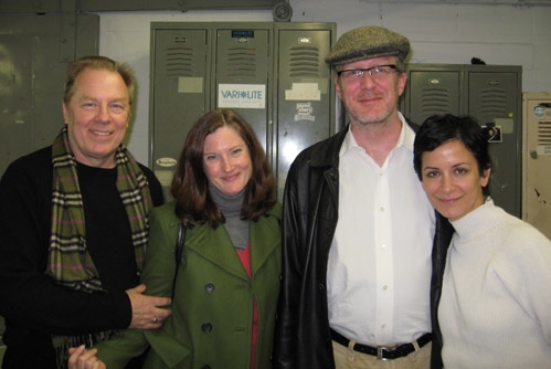 Michael McKean and Annette O'Toole with August: Osage County scribe Tracy Letts and d Photo