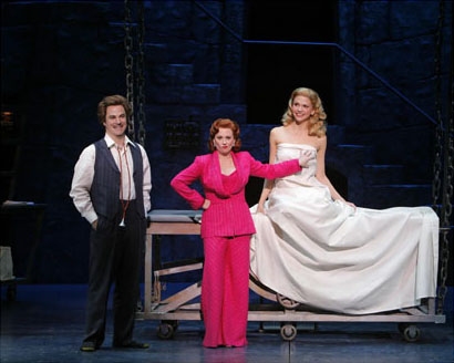 Roger Bart, Megan Mullally and Sutton Foster Photo