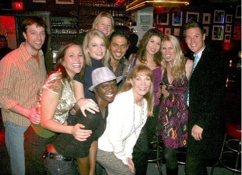 Dee Hoty and Lauren Kennedy with the cast of Lone Star Love Photo