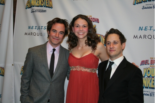 Roger Bart, Sutton Foster and Christopher Fitzgerald Photo