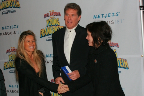 Parker Posey and David Hasselhoff with Michelle Lilley Photo