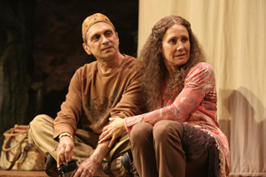 Dennis Boutsikaris and Laurie Metcalf at 