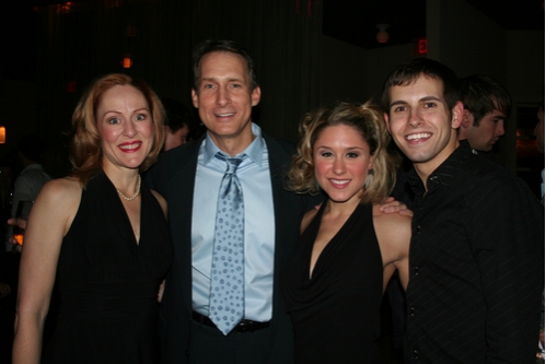 Donna English, Gregg Edelman, Jessica Rochwarger (Ensemble) and Elliot Bradley (Sidne Photo