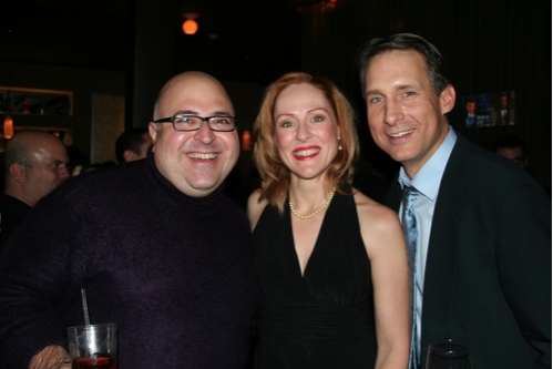 Frank DeCaro, Donna English and Gregg Edelman Photo