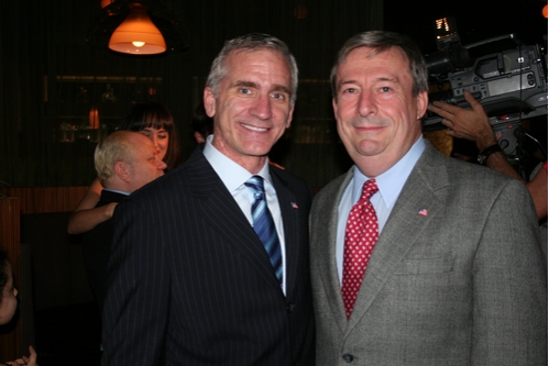 Mark S. Hoebee and Mark W. Jones (Executive Director, Papermill Playhouse) Photo