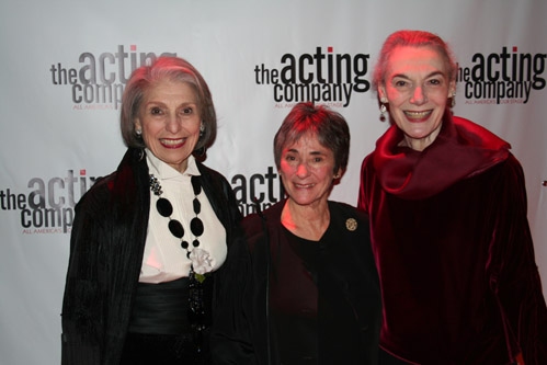 Pat Schoenfeld, Margot Harley and Marian Seldes Photo