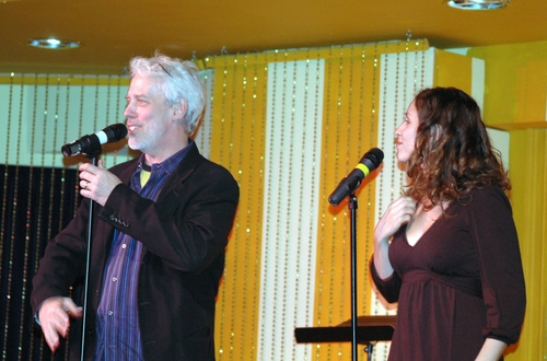Terrence Mann and Kaitlin Stilwell who performed 