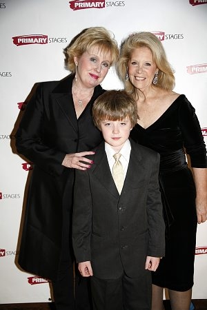 Sally Mayes and son with Daryl Roth Photo