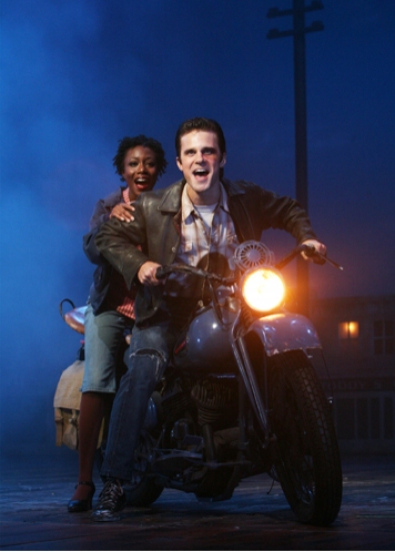 Carole Denise Jones as Candy and Matt Skrincosky as Amos Photo