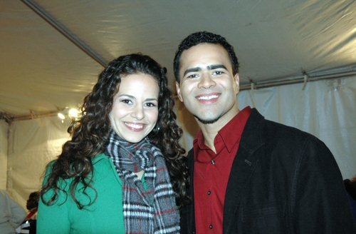 Mandy Gonzalez and Christopher Jackson Photo