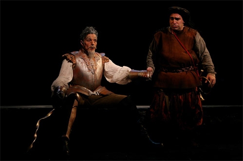 Robert Cuccioli and Carlos Lopez (Sancho Panzo) Photo