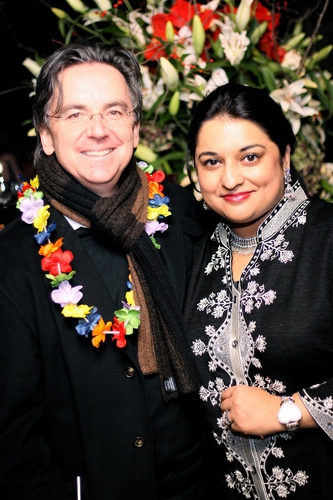 James Houghton (Founding Artistic Director of Signature Theatre Company) and Geeta Ci Photo