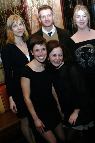 Carolyn Cantor (Director), Hannah Cabell, Paul Sparks, Geraldine Hughes and Abbie Spa Photo