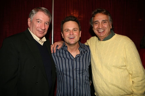 Producers John Bowab and Martin Wiviott with Sam Harris Photo
