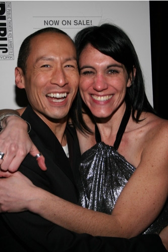 Francis Jue and Leigh Silverman
 Photo
