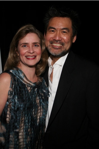 Kathryn A. Layng and David Henry Hwang
 Photo