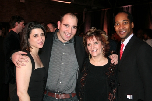 Denise Roberts Hurlin, David Benaym (MOVMNT Magazine), Denise Wall and Christopher Da Photo