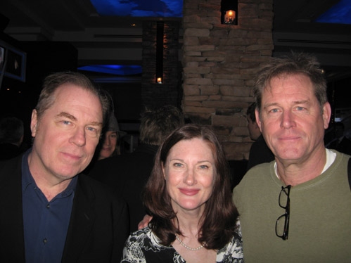 Michael McKean, with wife Annette O'Toole ("Smallville") and Brian Kerwin Photo