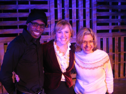 l-r: Andre Ward, Anika Larsen and Jackie Hoffman Photo