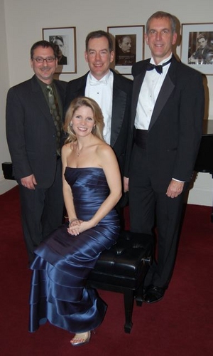 (Clockwise from left) NYCGMC executive director David Edelman, music director Charles Photo