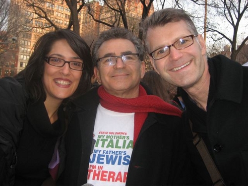 Executive Director of the Union Square Partnership Jennifer Falk, Paul Kreppel and Ge Photo