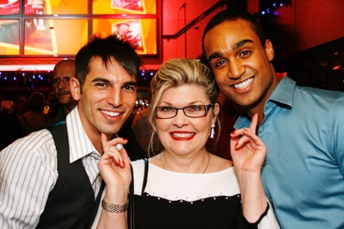 Michael Scirrotto, Debra Monk, and Joe Aaron Reid
 Photo