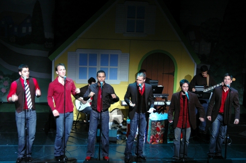 The Broadway Boys (l-r): Zak Resnick, Steve Morgan, Jesse Nager, Josh Strickland, Rya Photo