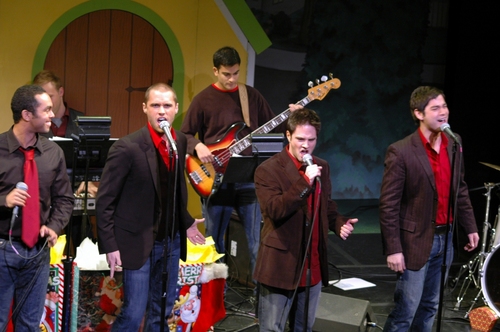 The Broadway Boys (l-r): Jesse Nager, Josh Strickland, Ryan Binder and Daniel Torres Photo
