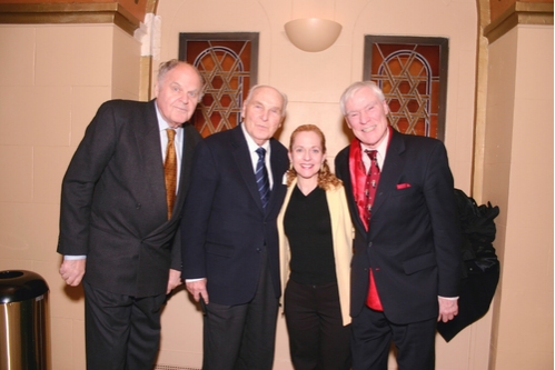 Post-show reception: George S. Irving, Donald Saddler, Vicki Reiss of The Shubert Fou Photo