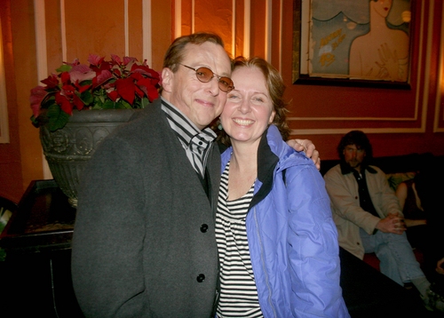 Edward Hibbert and Kate Burton Photo