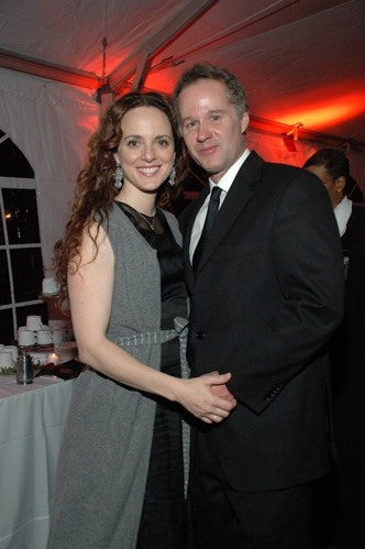 Melissa Errico with husband, Patrick McEnroe Photo
