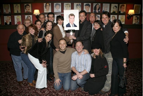 Bob Saget with the cast and creatives of The Drowsy Chaperone
 Photo