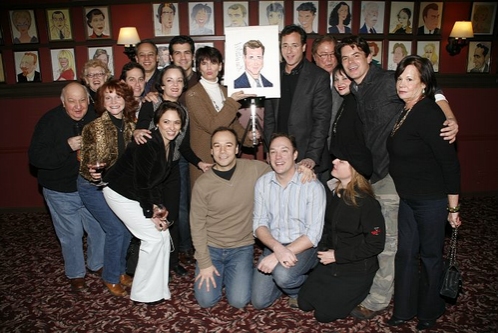 Bob Saget with the cast and creatives of The Drowsy Chaperone
 Photo