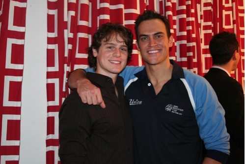 Jonathan Groff and Cheyenne Jackson
 Photo