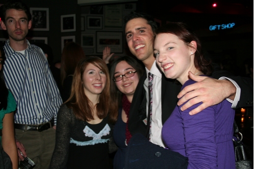 Brittany Mazza, Nicole Capatasto, Scott Alan and Justine Giannino Photo