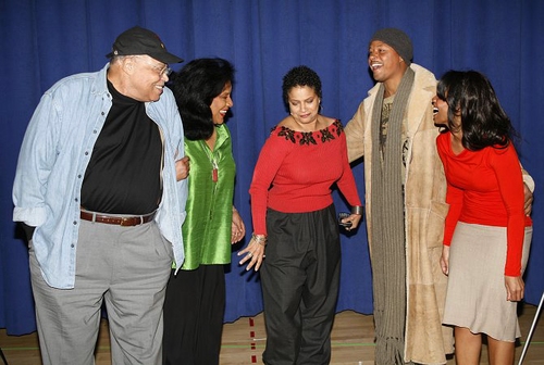 l-r: James Earl Jones, Phylicia Rashad, Debbie Allen, Terrence Howard and Anika Noni  Photo