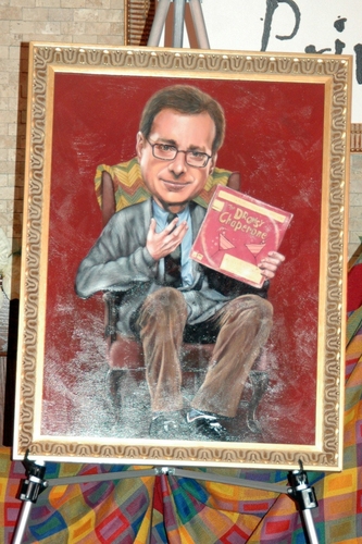 Photo Coverage: Bob Saget Receives Tony Di Napoli's Portrait Image