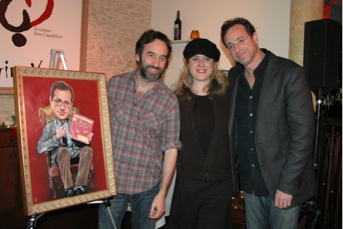 Don McKellar, Lisa Lambert and Bob Saget
 Photo