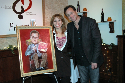 Photo Coverage: Bob Saget Receives Tony Di Napoli's Portrait Image