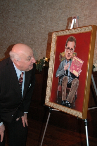 Photo Coverage: Bob Saget Receives Tony Di Napoli's Portrait Image